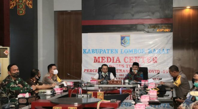 Gubernur NTB Pimpin Rapat Penanganan Covid-19 Wilayah Lombok Barat