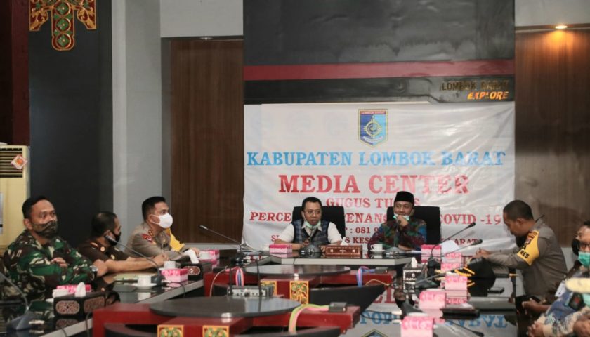 Gubernur NTB Pimpin Rapat Penanganan Covid-19 Wilayah Lombok Barat