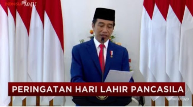 Hari Lahir Pancasila, Jokowi Ingin Indonesia Menang Lawan Virus Corona