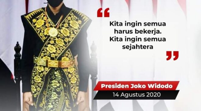 Pidato Presiden Jokowi di Sidang Tahunan MPR 2020