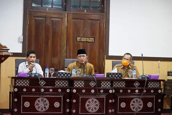 Walikota Terima Kunjungan Tim Satgas Covid 19 Nahdlatul Ulama Kota Mataram