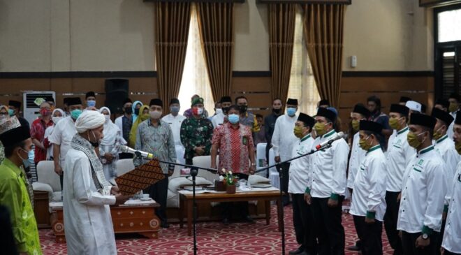 Wali Kota Ahyar Hadiri Pelantikan Pengurus Daerah Nahdlatul Wathan Cabang Kota Mataram