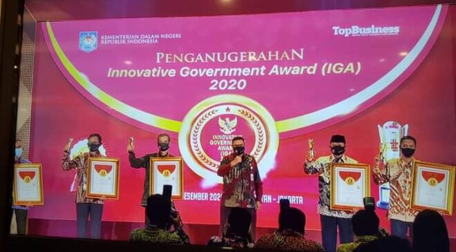 Kota Mataram Raih Penghargaan Innovative Government Award (IGA) 2020